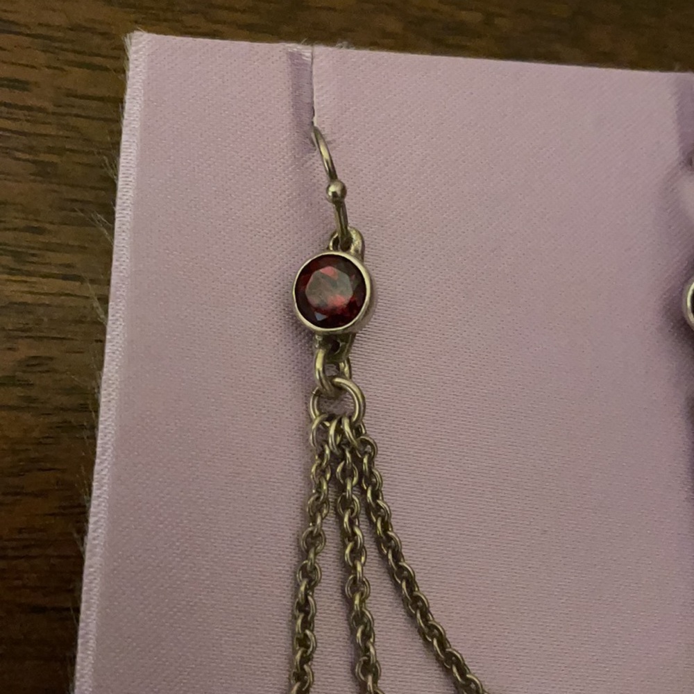 Versani Original Statement Natural Garnet Sterlin… - image 3